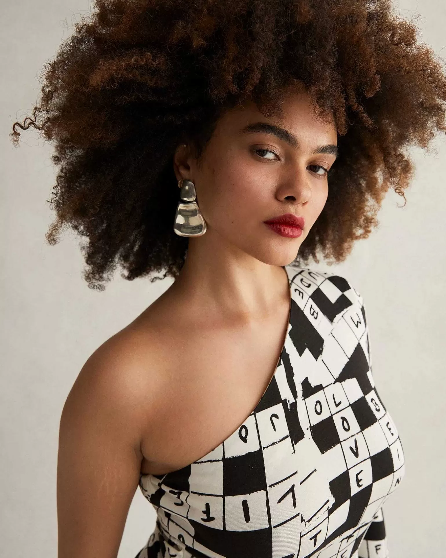 Flash Sale Diane von Furstenberg Coco Silk Jersey Kjole I Dvf 50Th Crossword Ivory