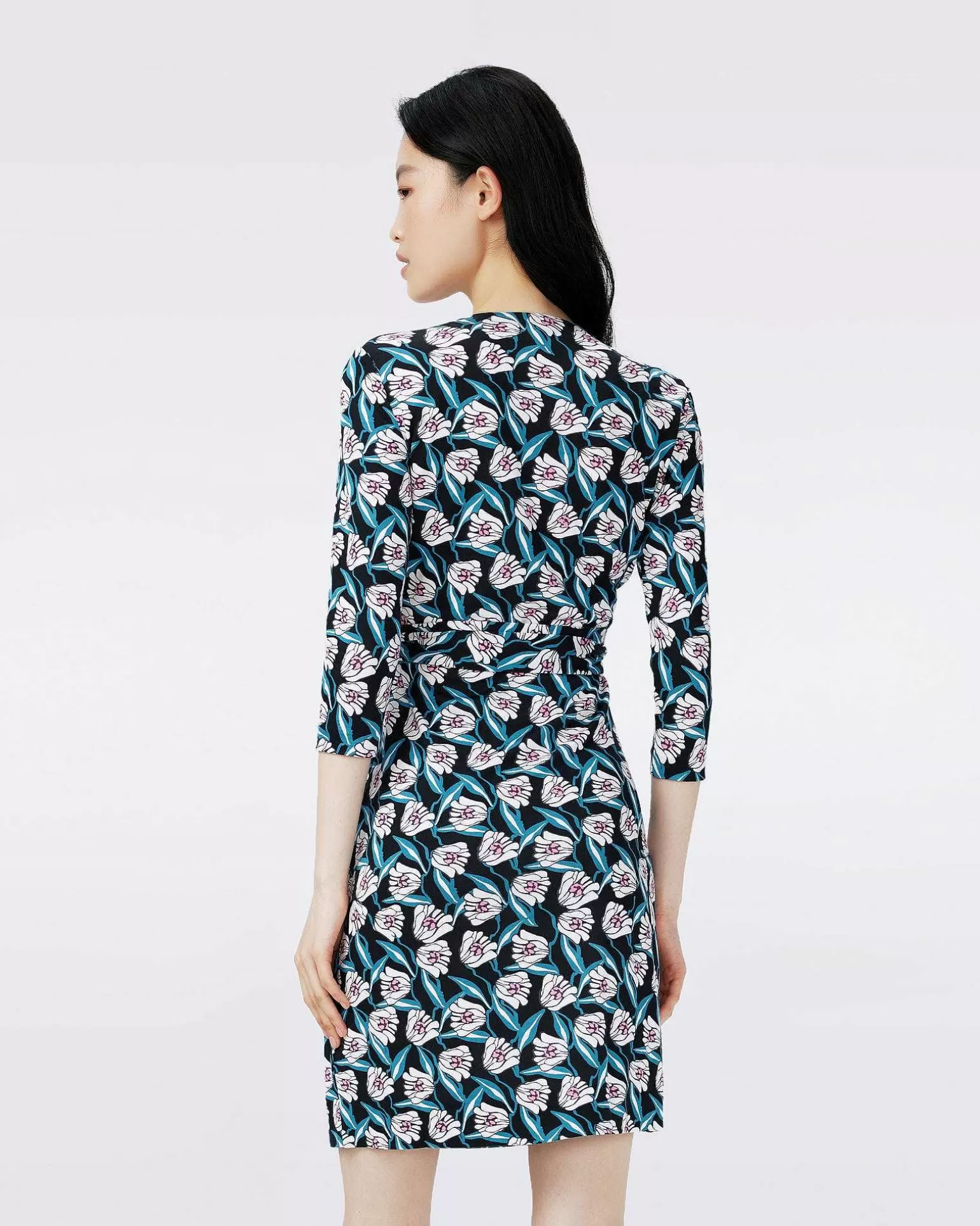Cheap Diane von Furstenberg Dvf Ny Julian Two Kjole I Fortune Vine Ivory